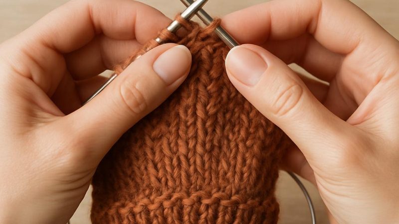 Уроки мастерства: как вязать на круговых спицах по кругу