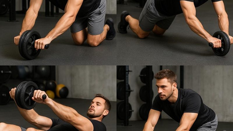 Варианты упражнений для пресса с роликом для пресса