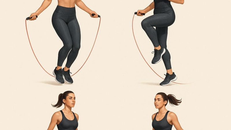 Варианты упражнений со скакалкой для красоты и здоровья