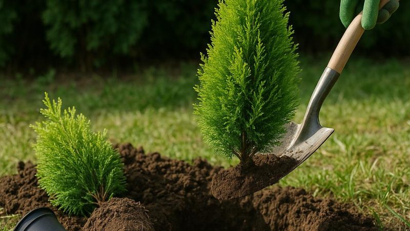 Вечнозеленая красавица туя: посадка и уход