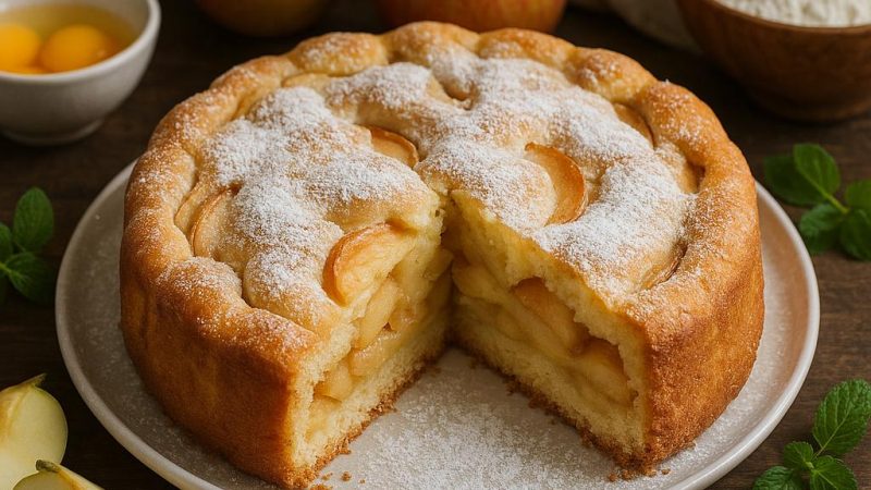 Волшебная шарлотка с яблоками: рецепт создания кулинарного шедевра