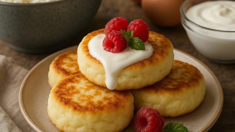 Воздушные сырники из творога: рецепт приготовления