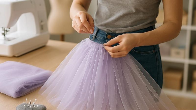 Юбка из фатина — способы изготовления своими руками