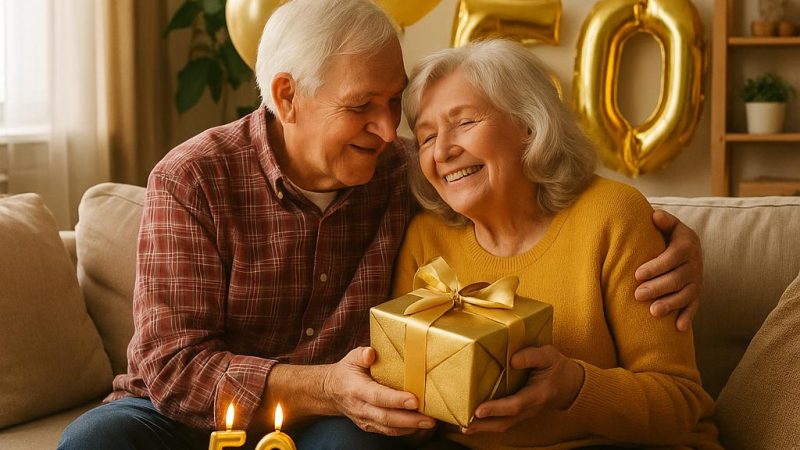 Золотой день, или сценарий золотой свадьбы в домашних условиях