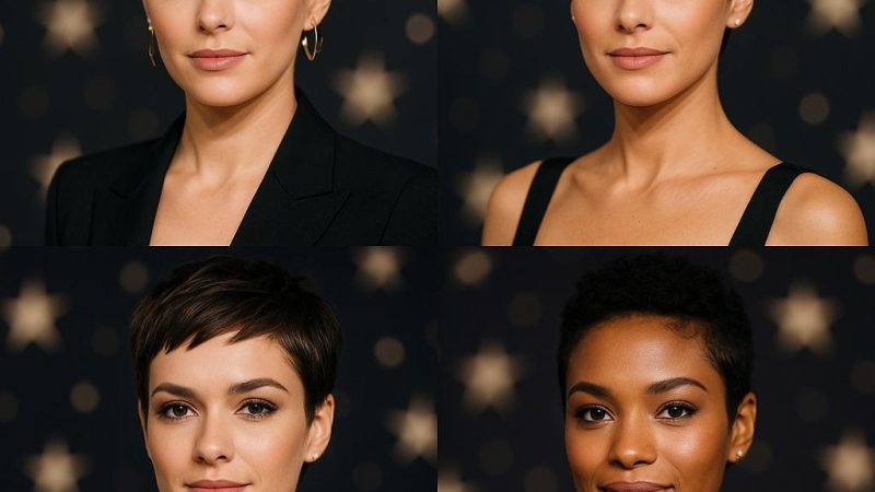 Звезды с модными короткими стрижками