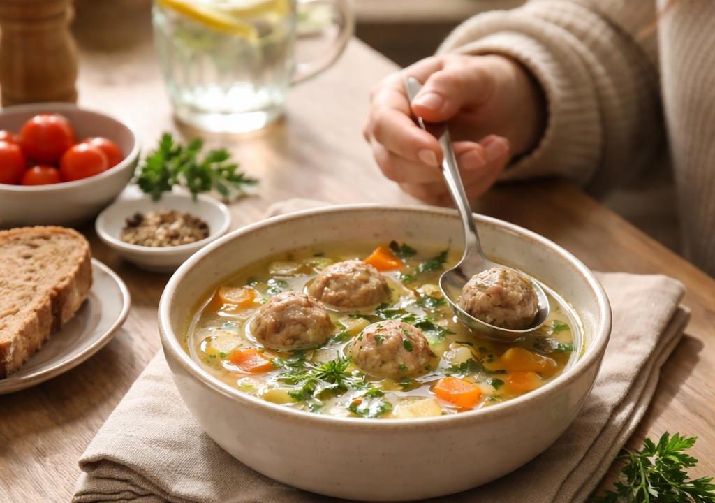 Арт-ланч с супом и фрикадельками: когда еда становится частью заботы о себе